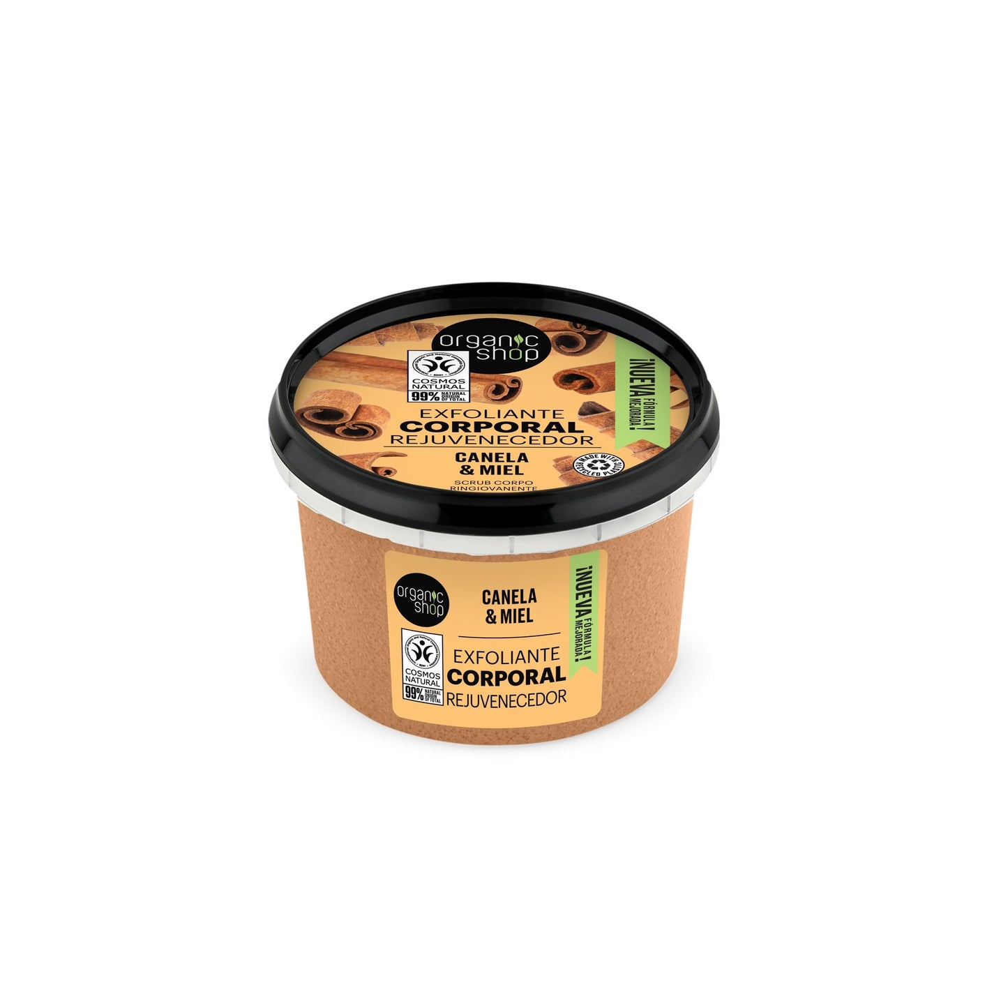 Organic Shop Rejuvenating Cinnamon Body Scrub 250 ml