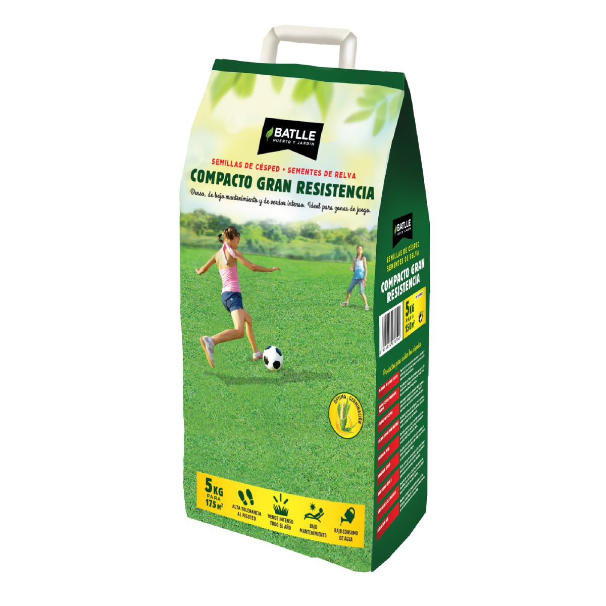 High-Resistance Compact Lawn Seeds, Batlle, 1 kg