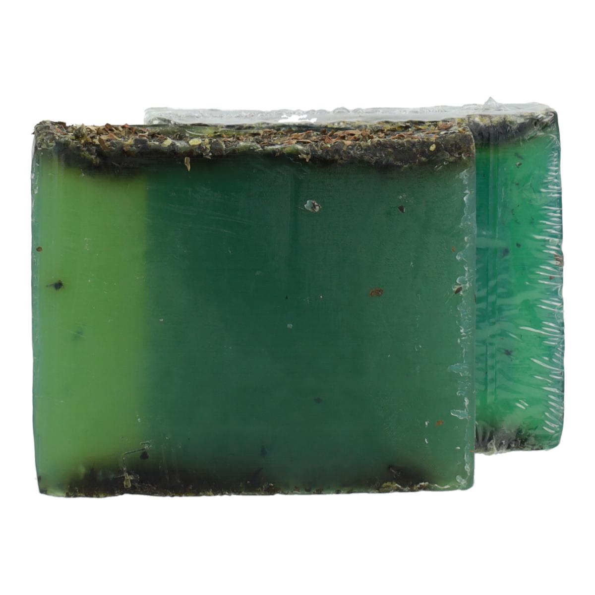 Savon naturel à la glycérine menthe et feuilles de menthe poivrée 100 g