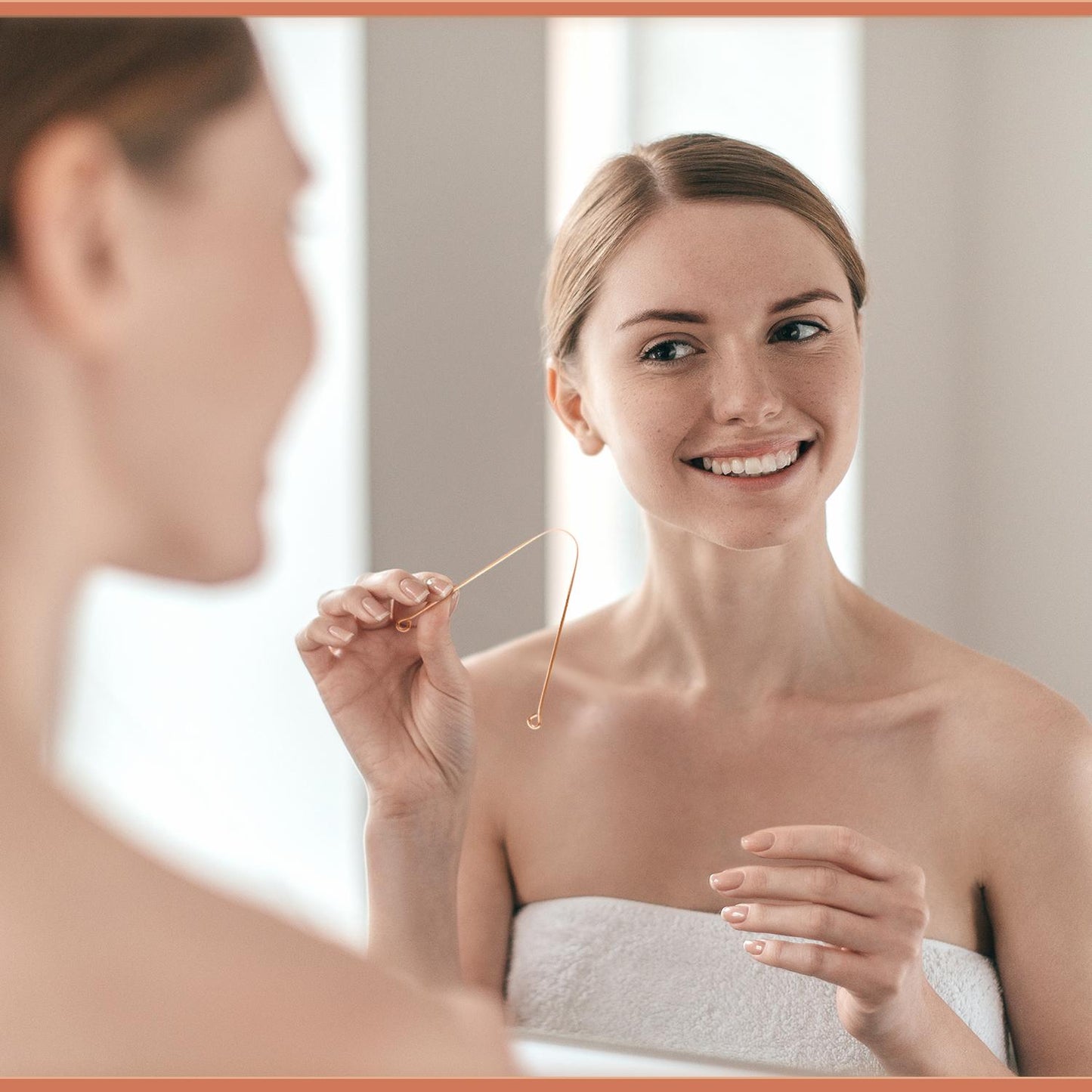 Koperen tongschraper Arista ayurveda