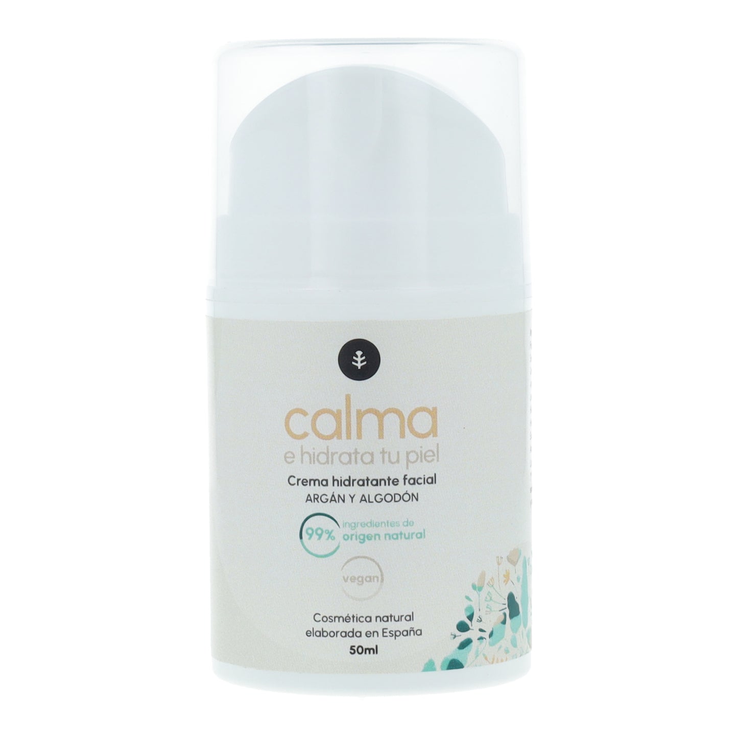 Feuchtigkeitscreme für das Gesicht aus Argan und Baumwolle Planeta Huerto 50 ml