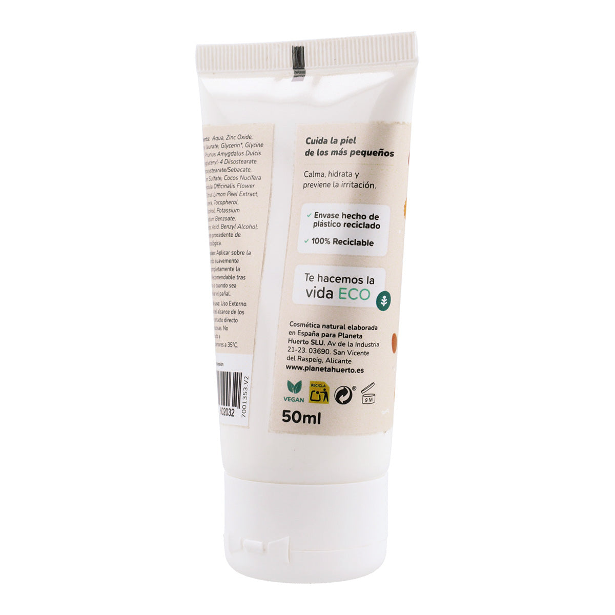Pack hydratant pour nourrissons crème pour le change + hydratant Planeta Huerto