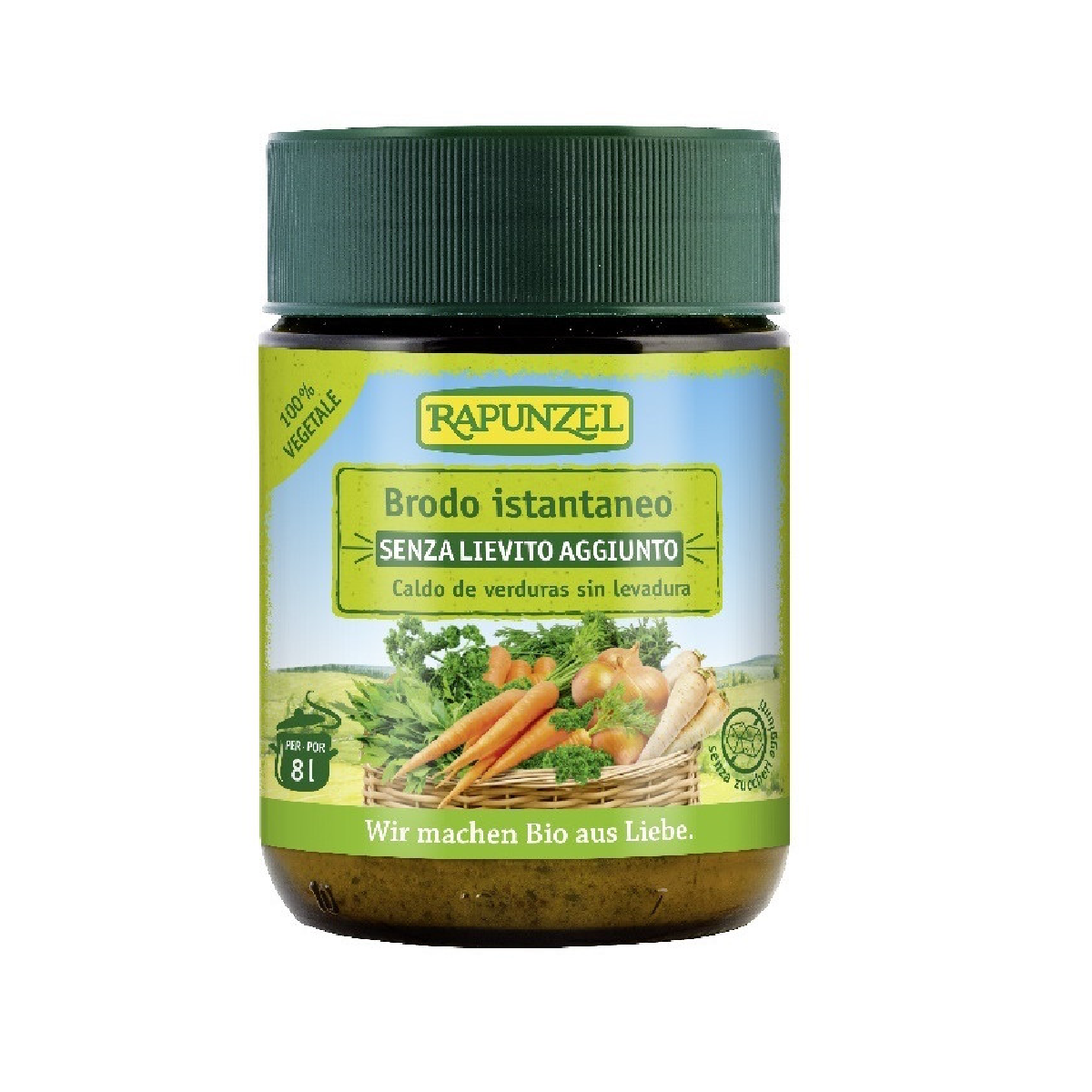 Bouillon de légumes sans levure Brodo Rapunzel 140 g