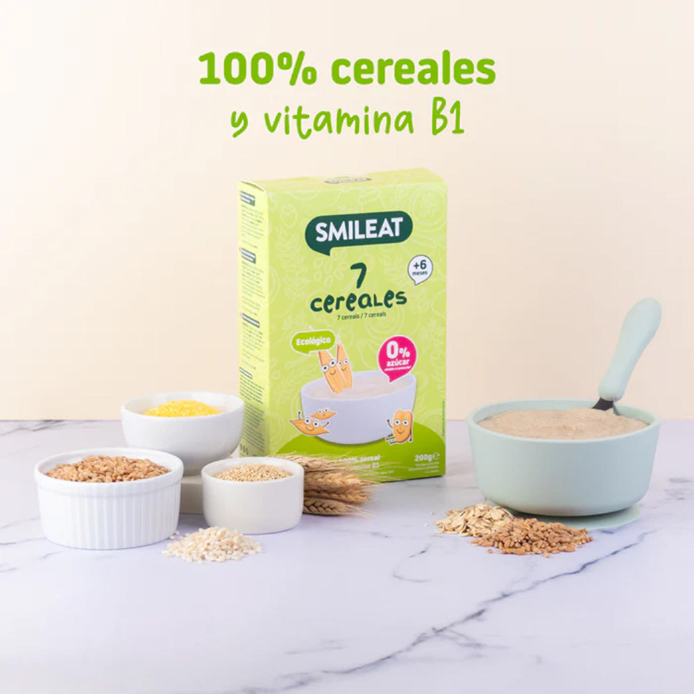 Bouillie aux 7 céréales Eco Smileat 200 g