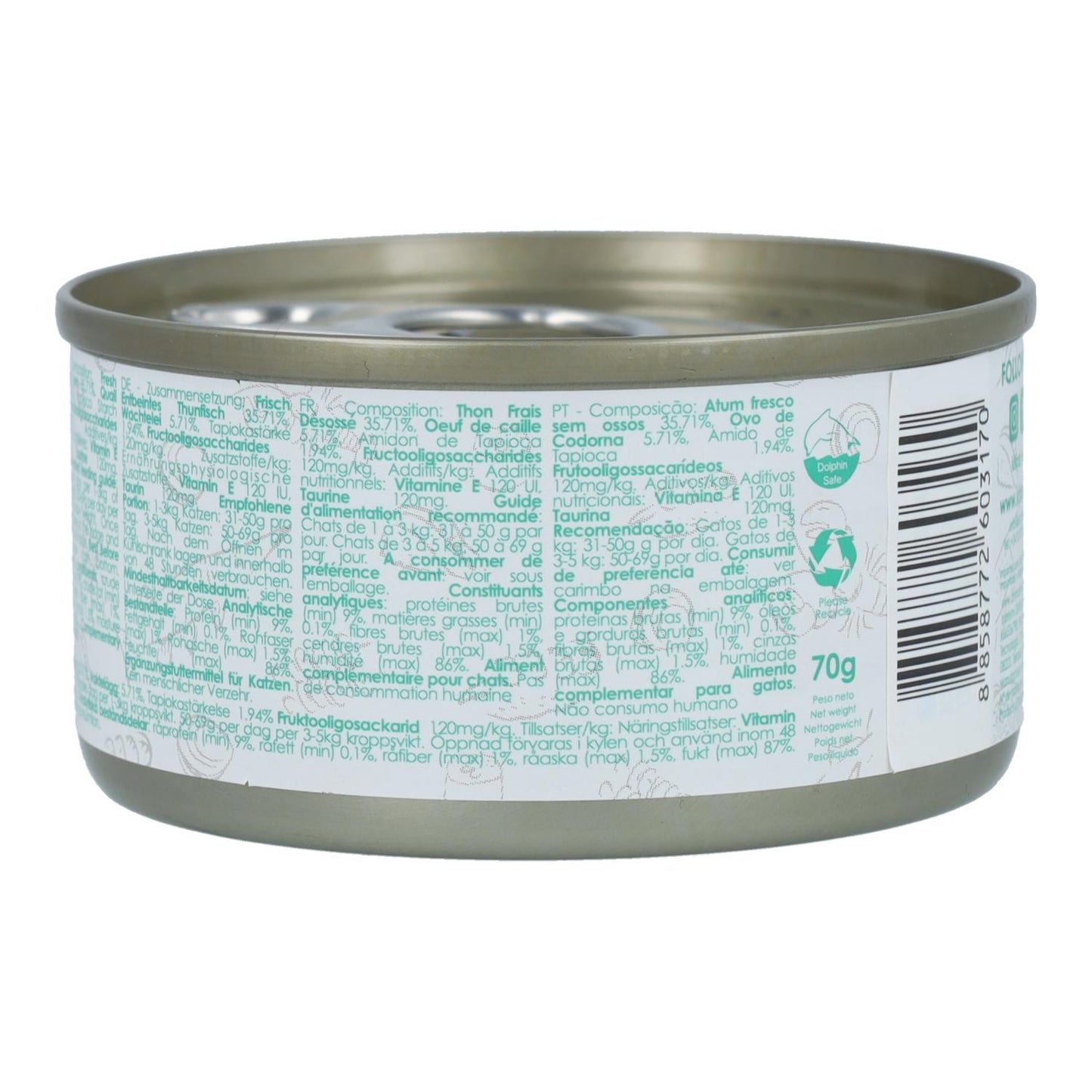 Kit Cat Lata Gravy - Thon & Œuf de caille 70 g Nourriture humide pour chats en sauce