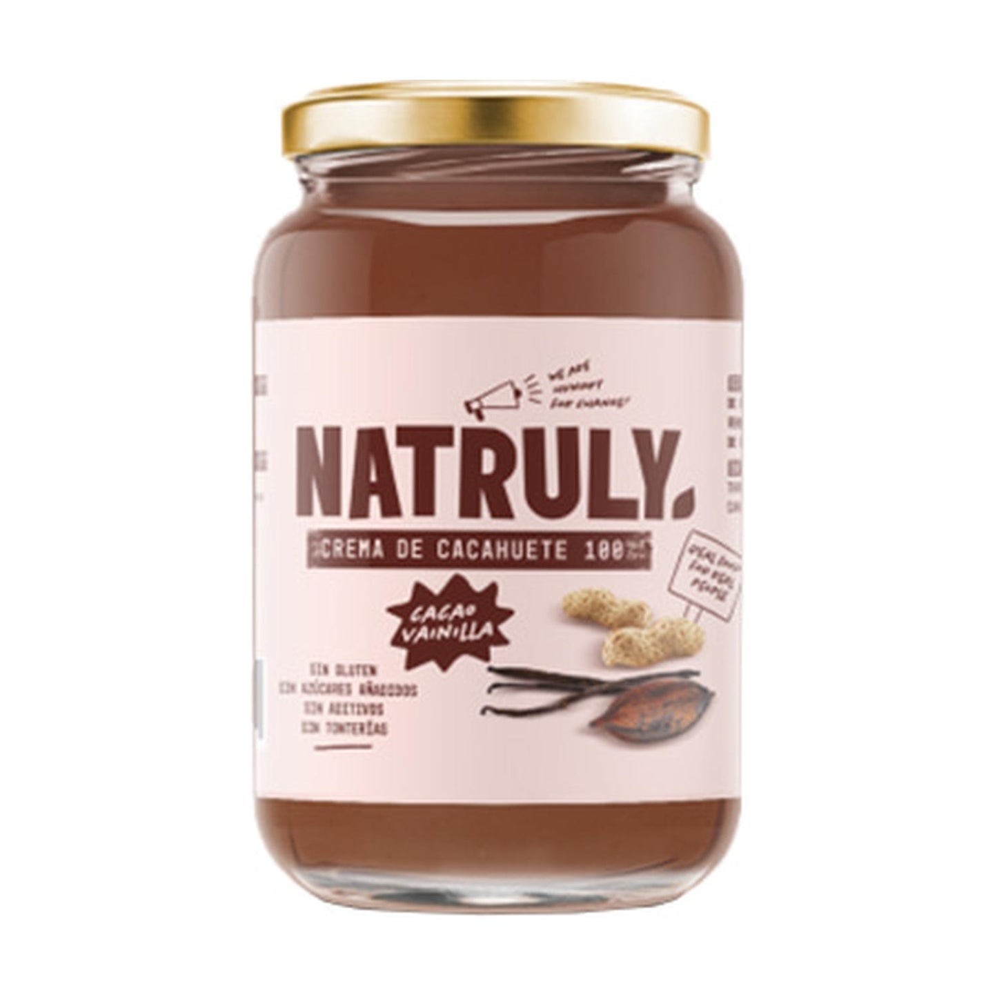 Beurre de cacahuète cacao et vanille Natruly 500 g