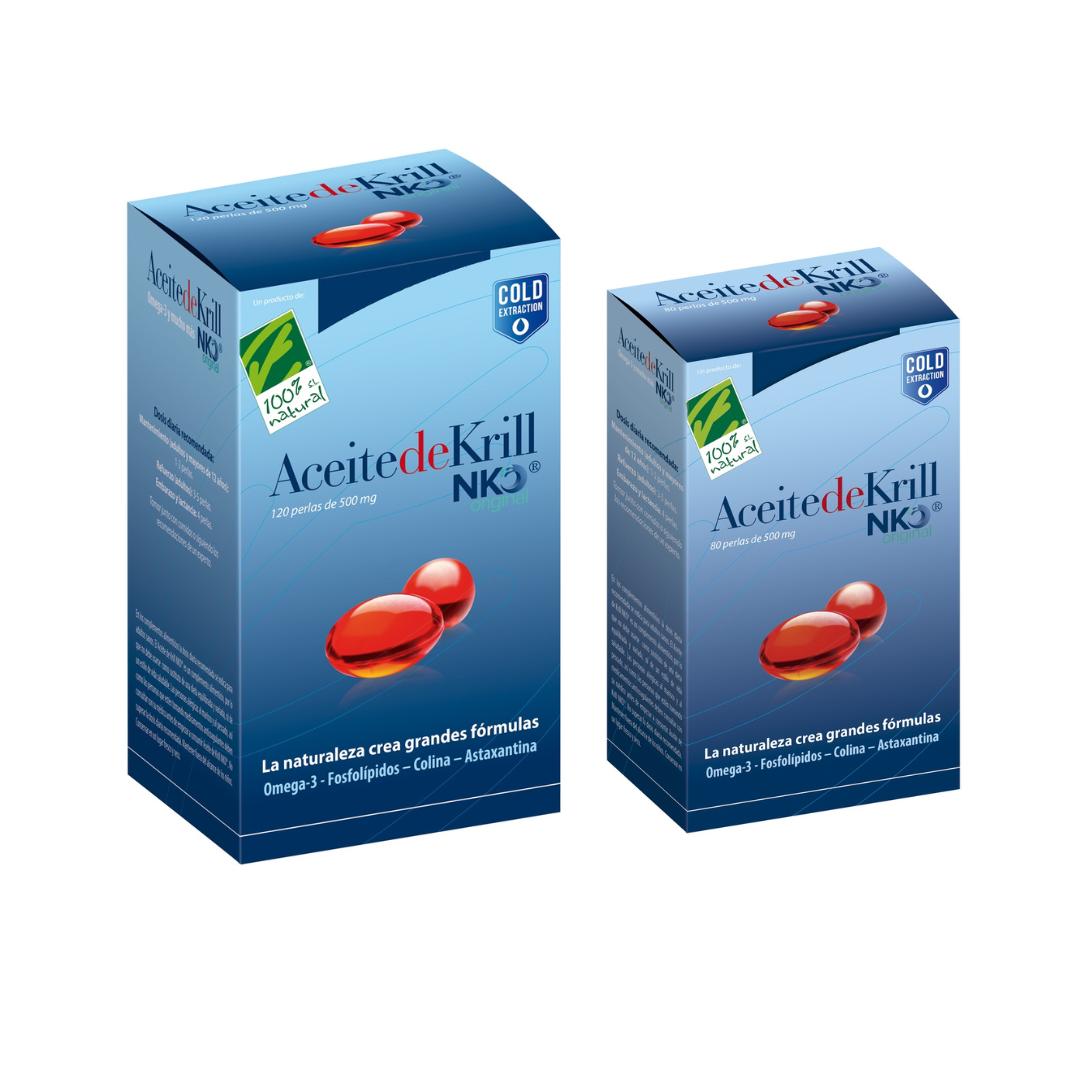 Pack x Huile de krill NKO 500 mg 100 % naturelle 200 gélules