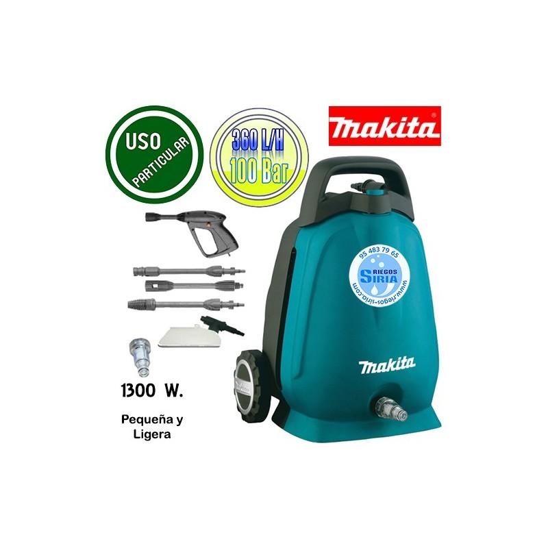 Makita 1.3 kW 100 bar cold water pressure washer