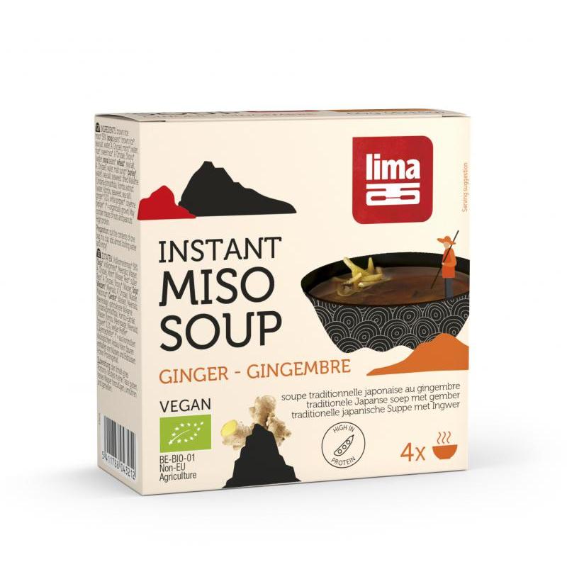 Instantsoep met miso en gember en limoen 60 g