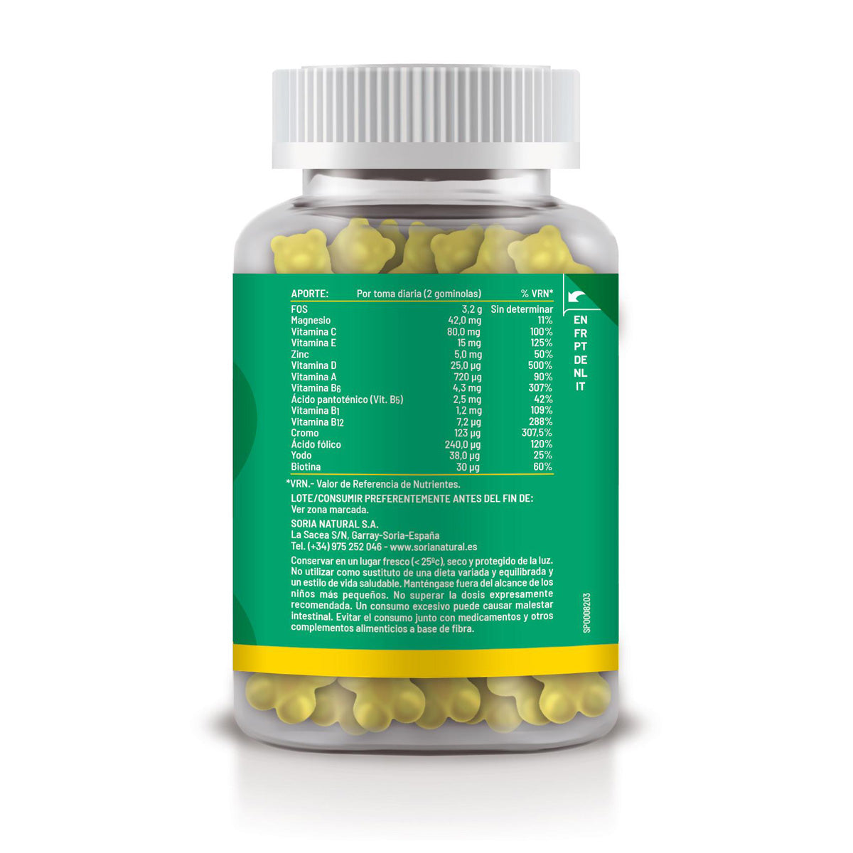 Multivitamin gummies, Soria Natural, 60 tablets