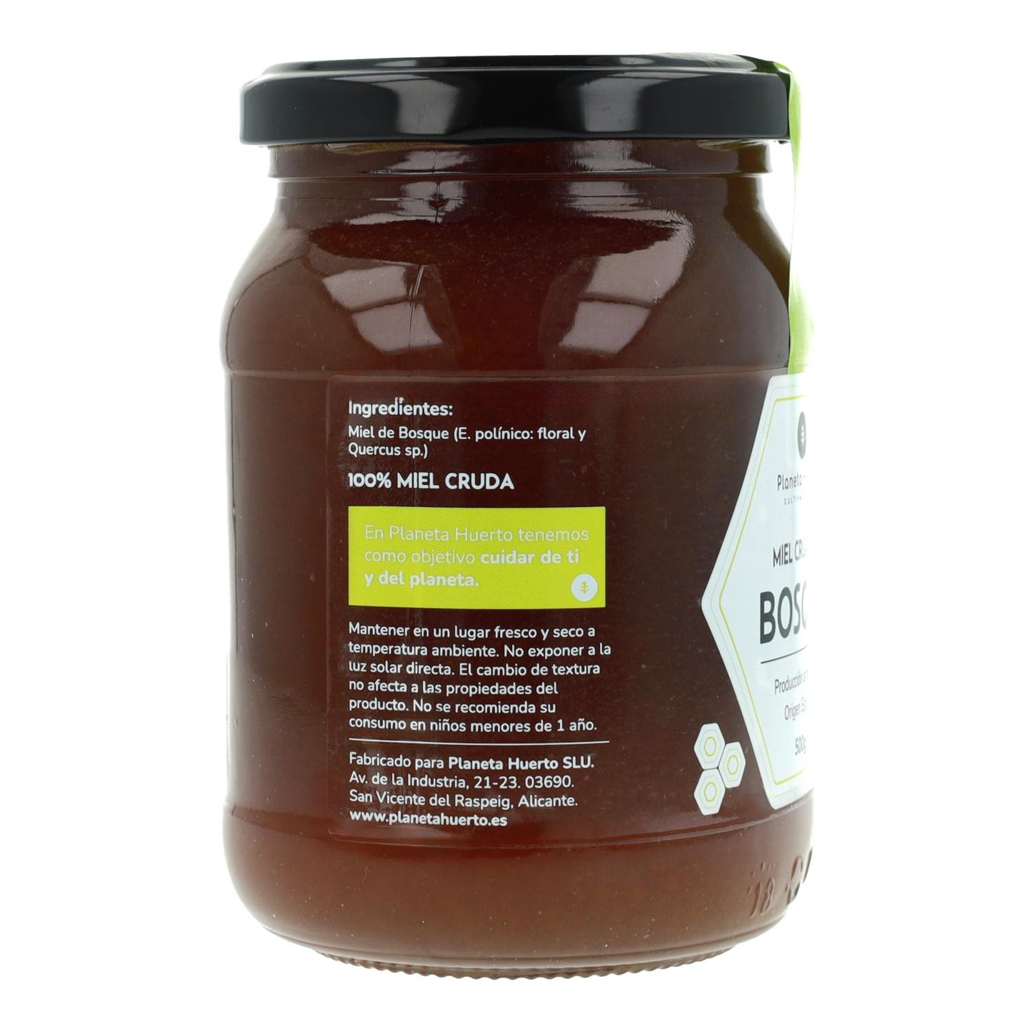 Miele grezzo di bosco Planeta Huerto 500 g