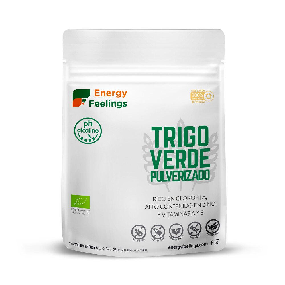 Organic green wheatgrass powder Energy Feelings 200 g