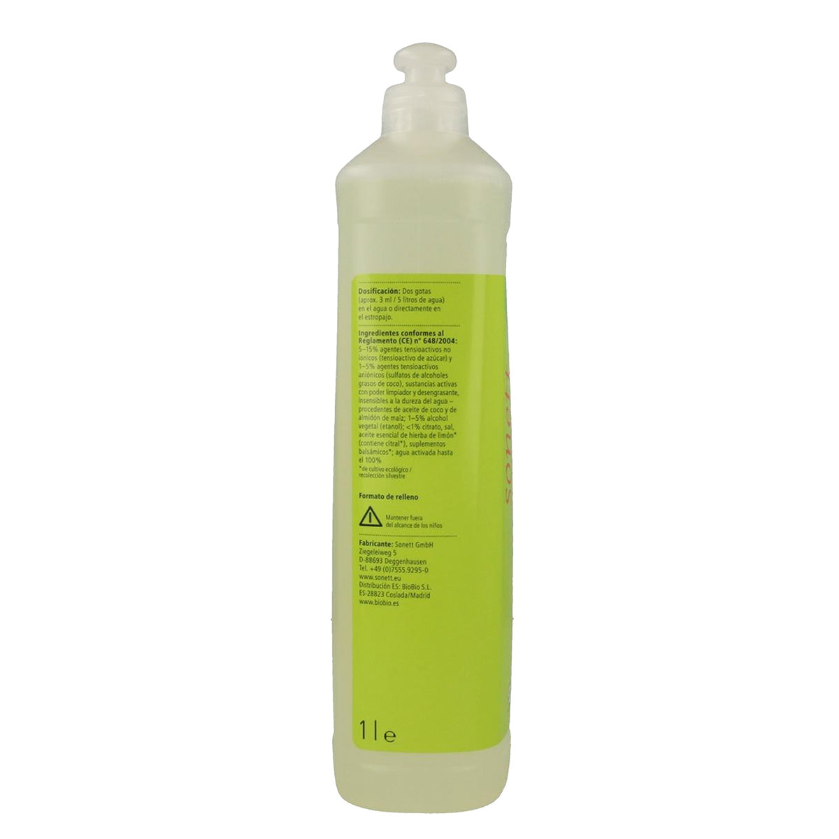 Sonett Lemon Hand Dishwashing Liquid, 1 L