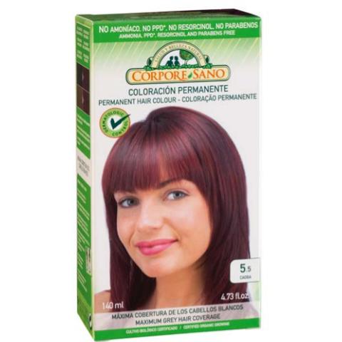 Permanent hårfärg nr 5.5 mahogny Corpore Sano 140 ml