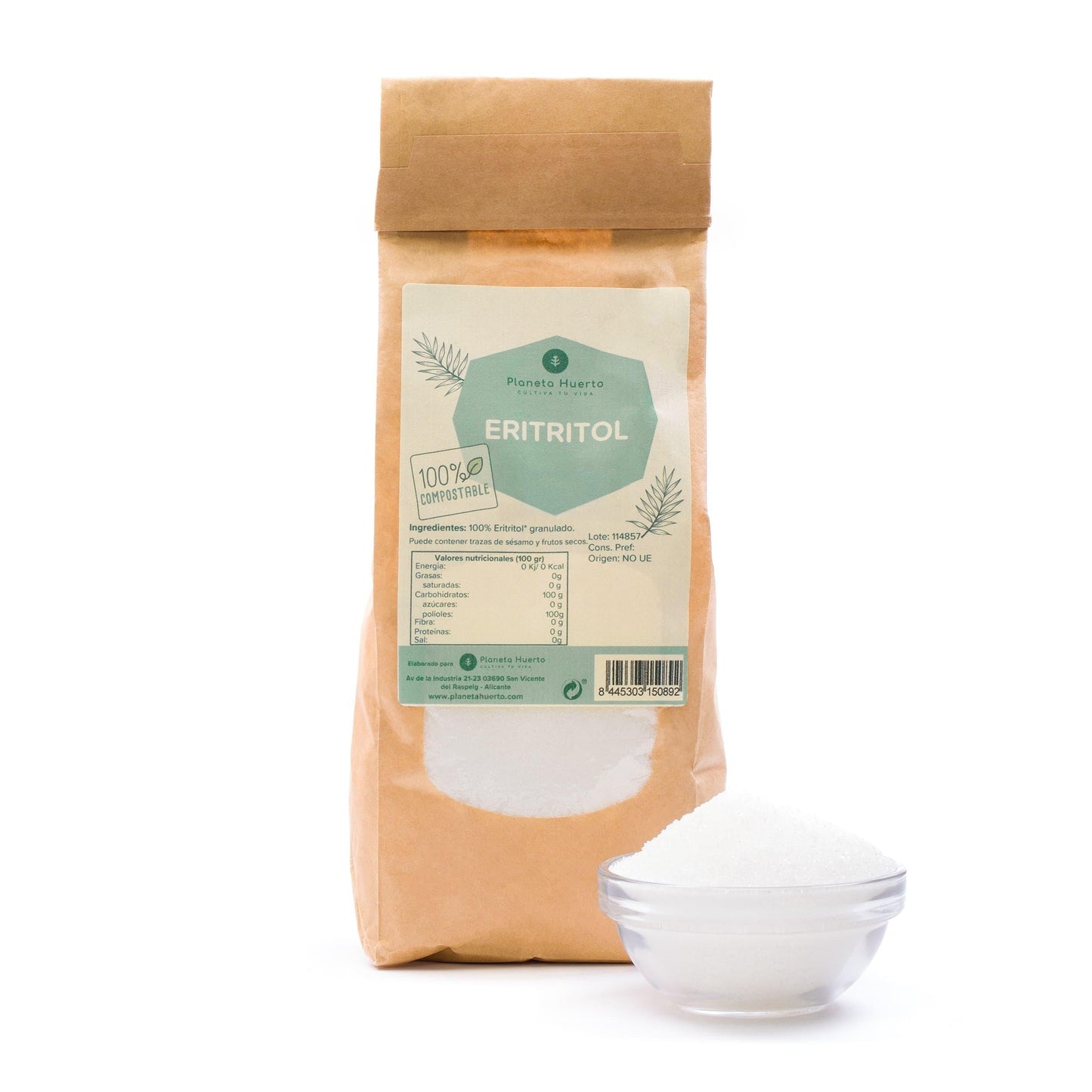 Erythritol ECO Planeta Huerto 500 g