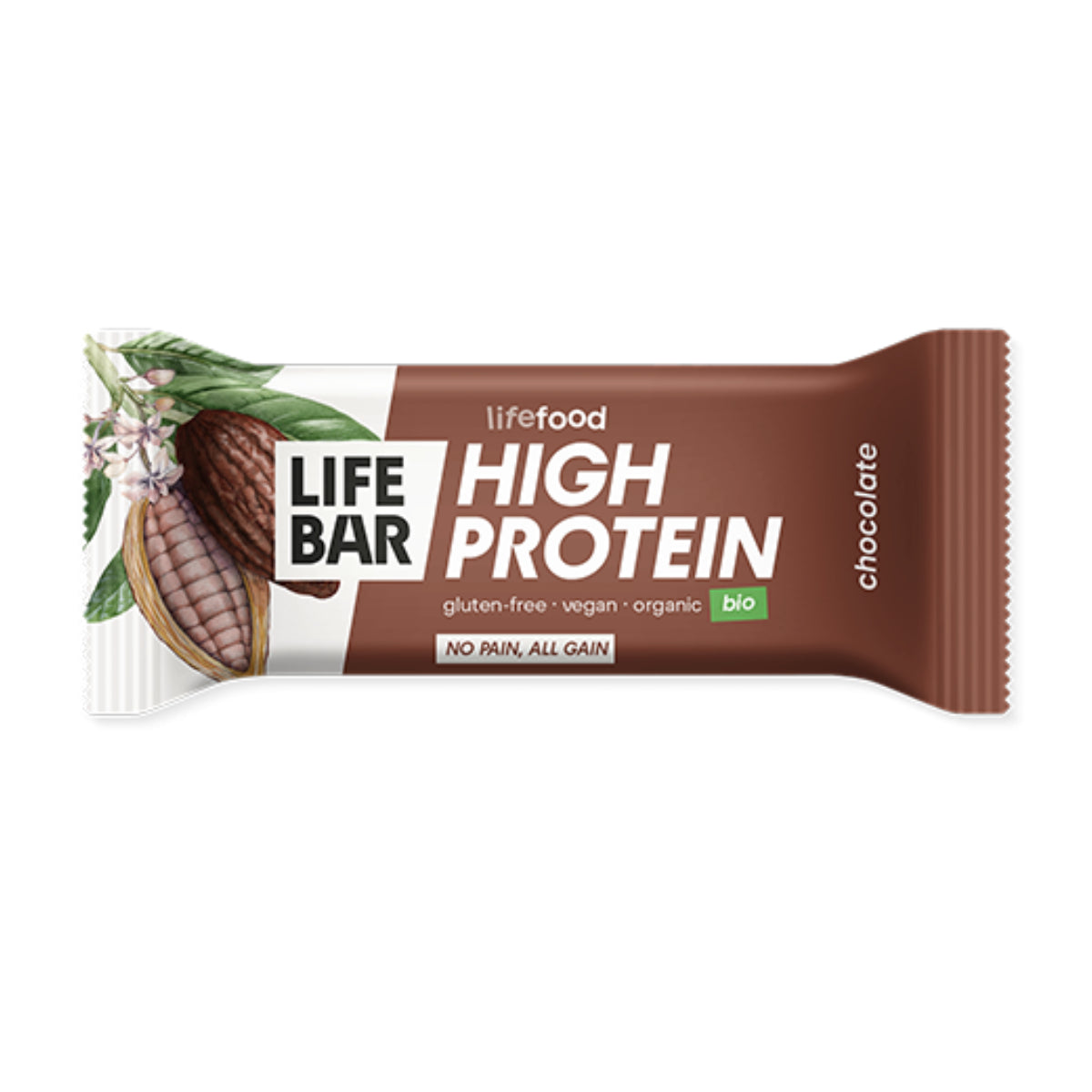 Lifebar chocolate-flavoured protein bar 40 g, Life Food