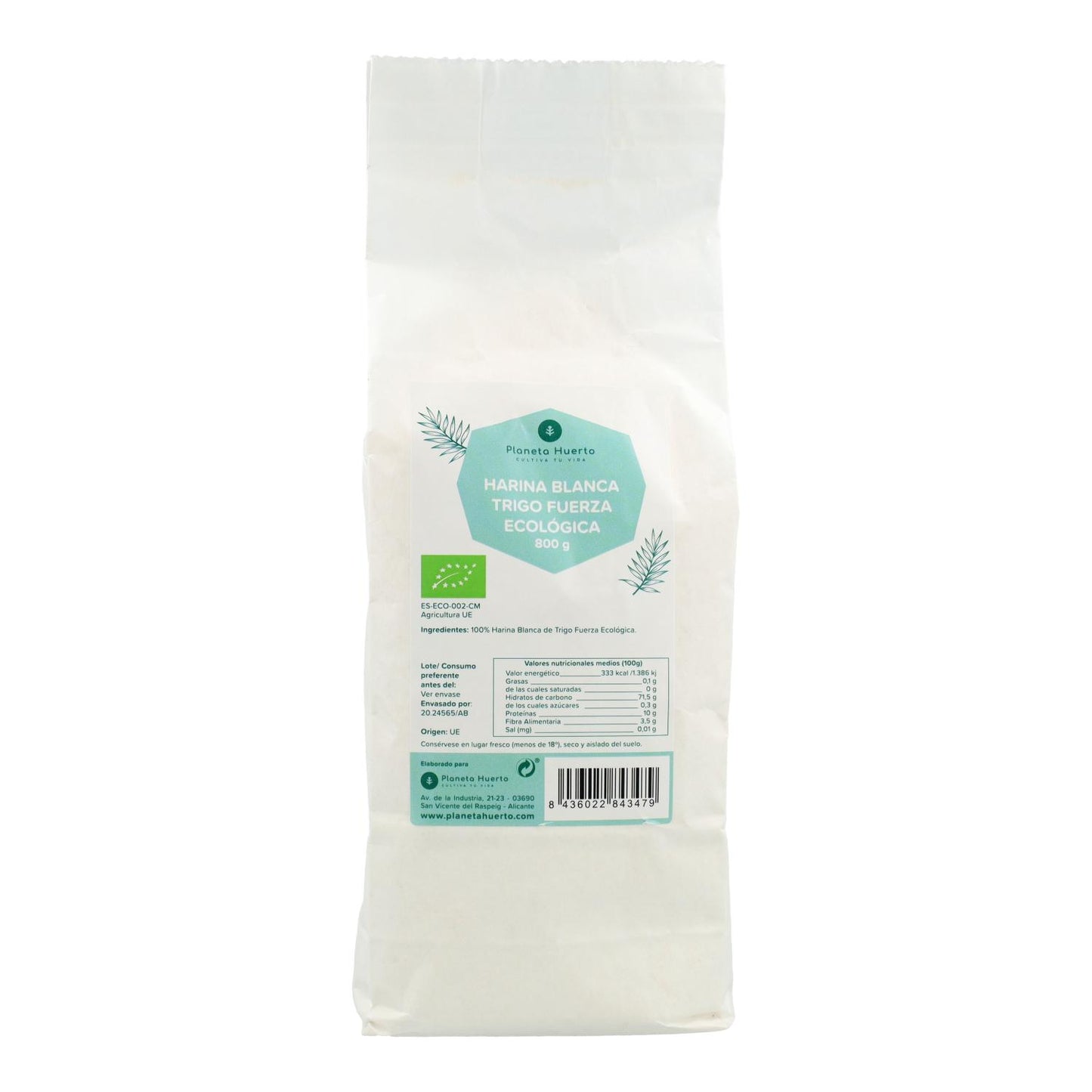 Farine de blé biologique Eco Planeta Huerto 800 g