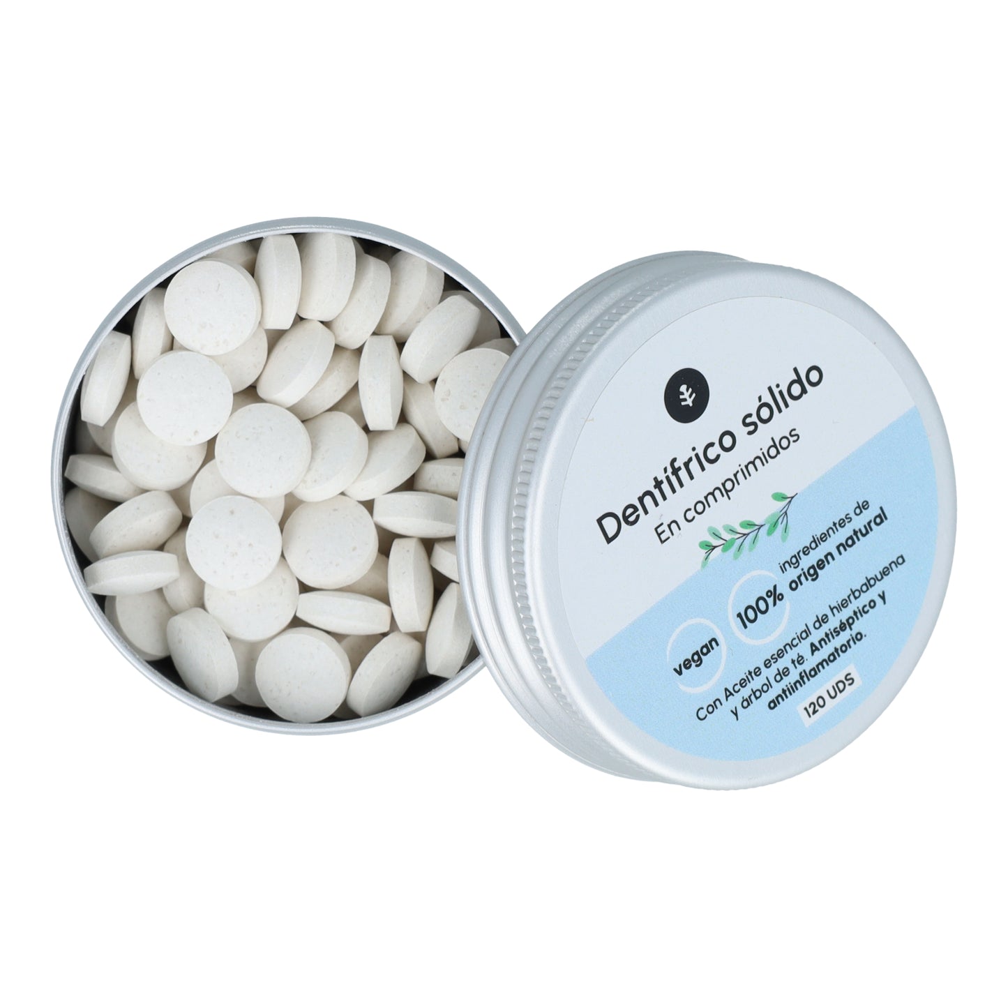 Dentifrice solide sans fluor Planeta Huerto 120 comprimés