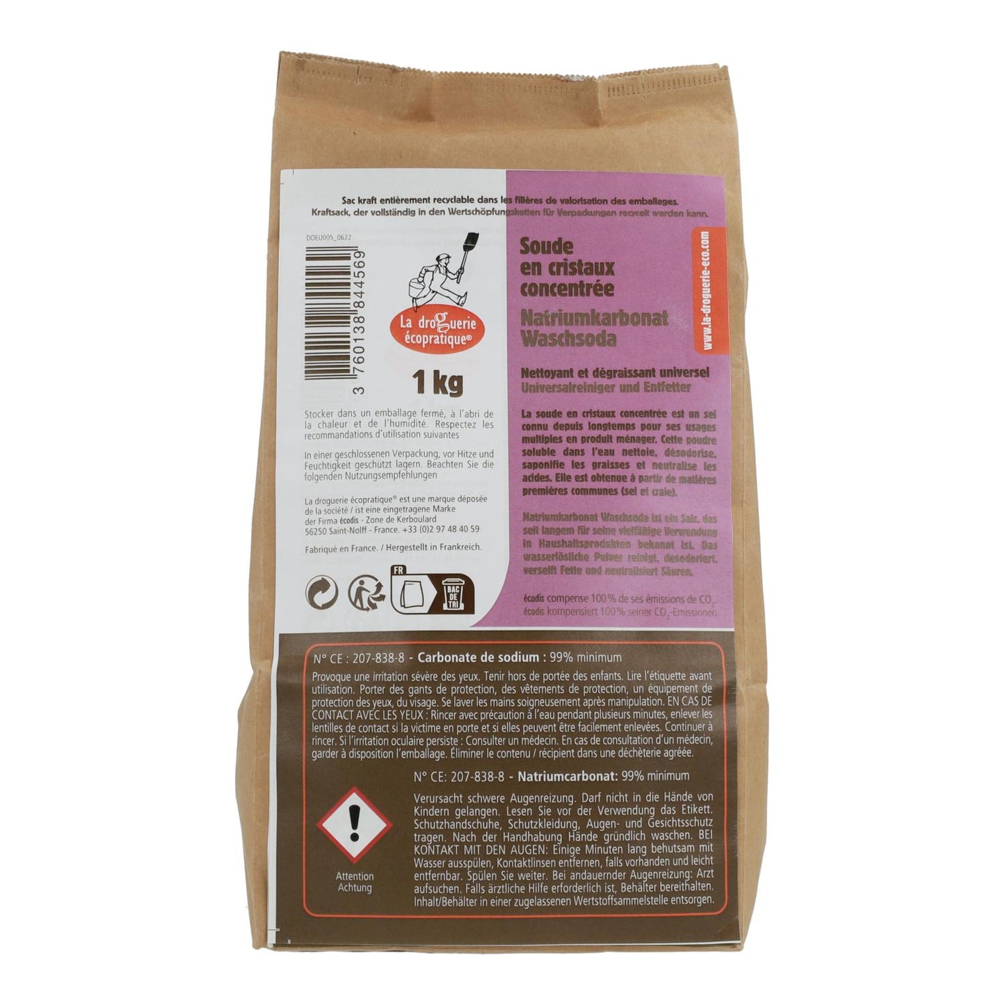 Skoncentrowany węglan sodu La Droguerie Écologique 1 kg
