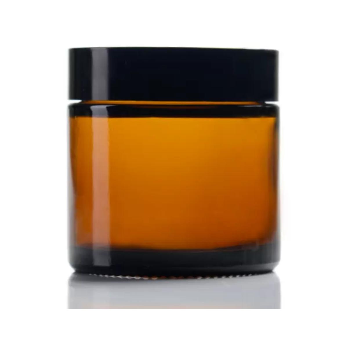 Szklany słoik w kolorze bursztynowym, Camassia, 30 ml