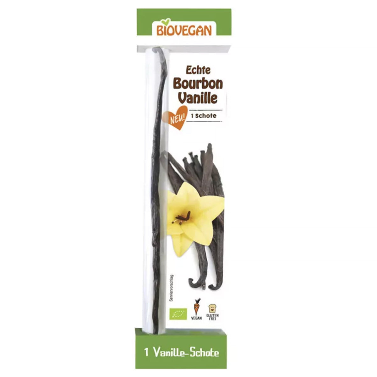 Vaniglia Bourbon in baccello Biovegan tubetto 2 pezzi