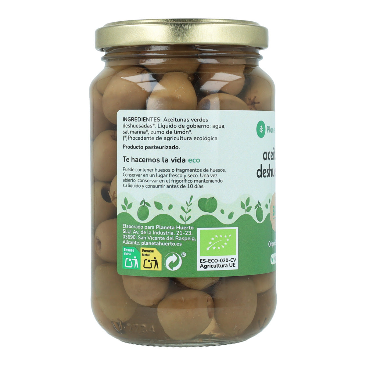 Oliwki bez pestek Eco Planeta Huerto 335 g