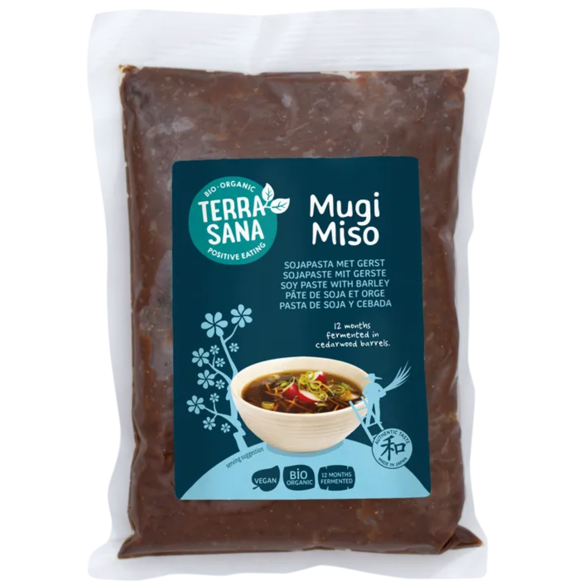 Terrasana Organic Mugi Miso (Muso), 400 g