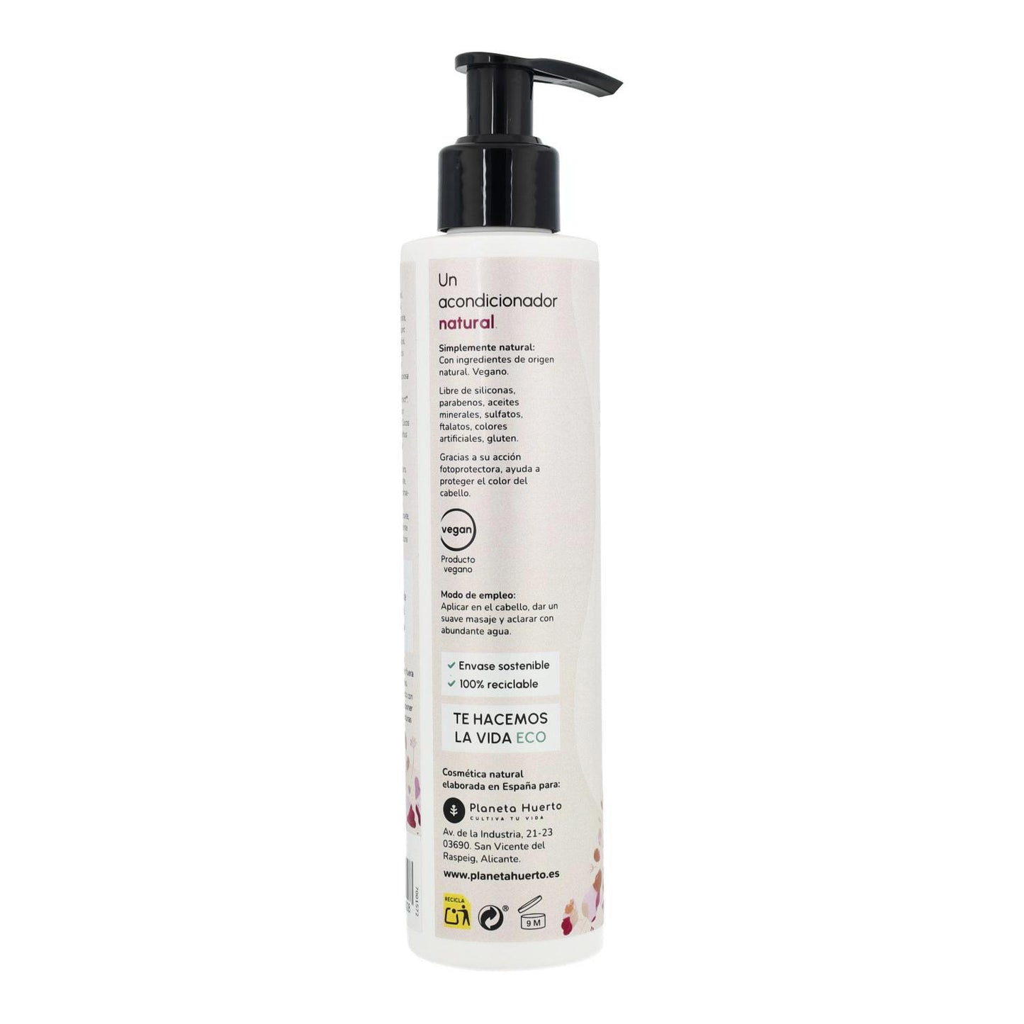 Hibiskusblomma och kokosnöt Shine Recovery Conditioner Planeta Huerto 200 ml