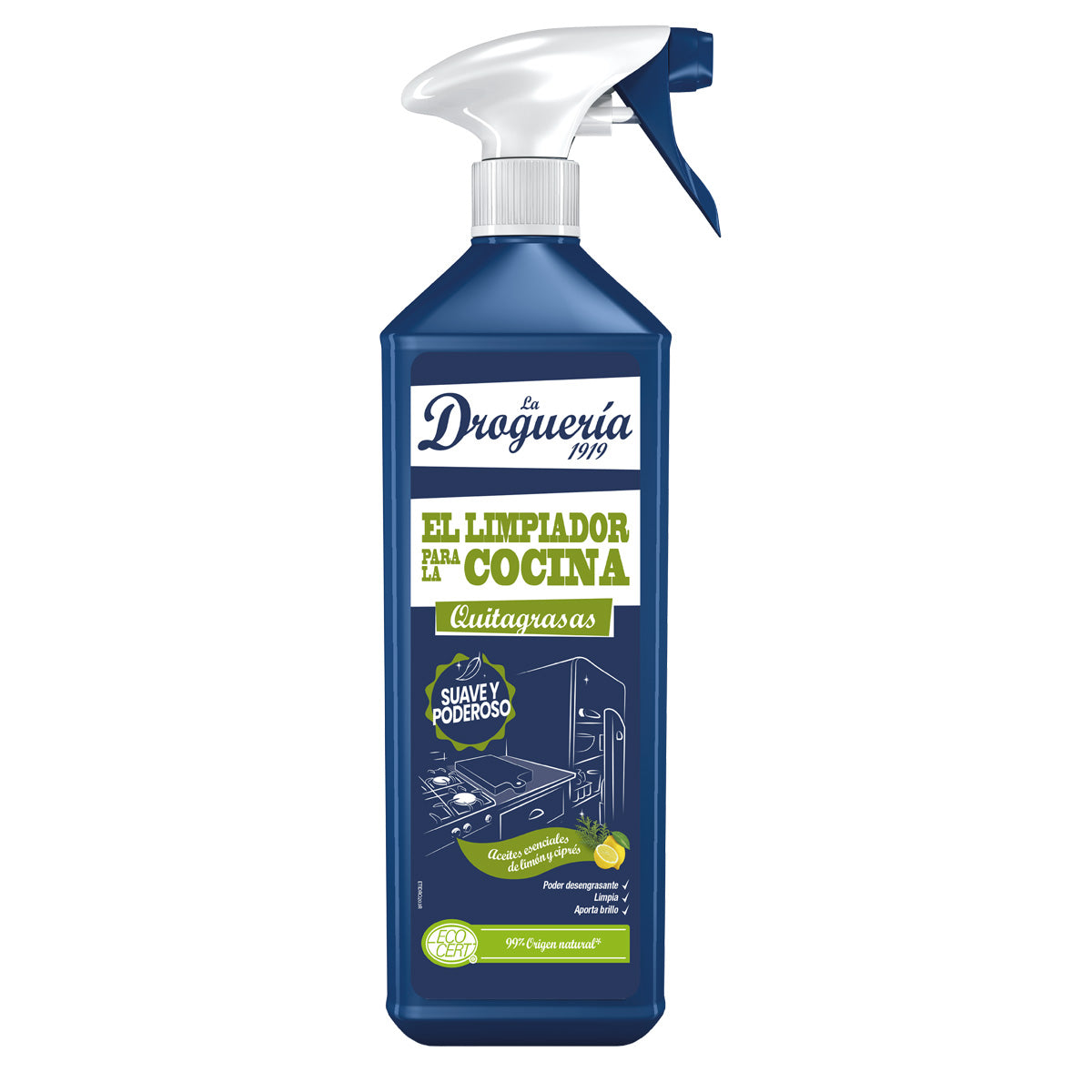 Sgrassatore al limone per la cucina pistola LA DROGUERIA 1919 750 ml