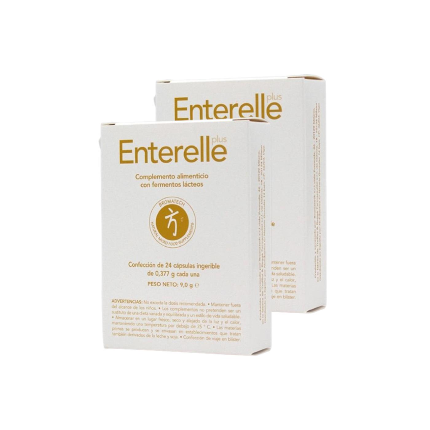 Pakket 2x Enterelle plus Probiotisch Bromatech 24 capsules