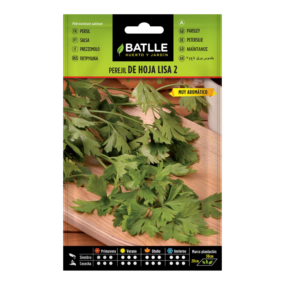 Smooth leaf parsley seeds 2 Batlle