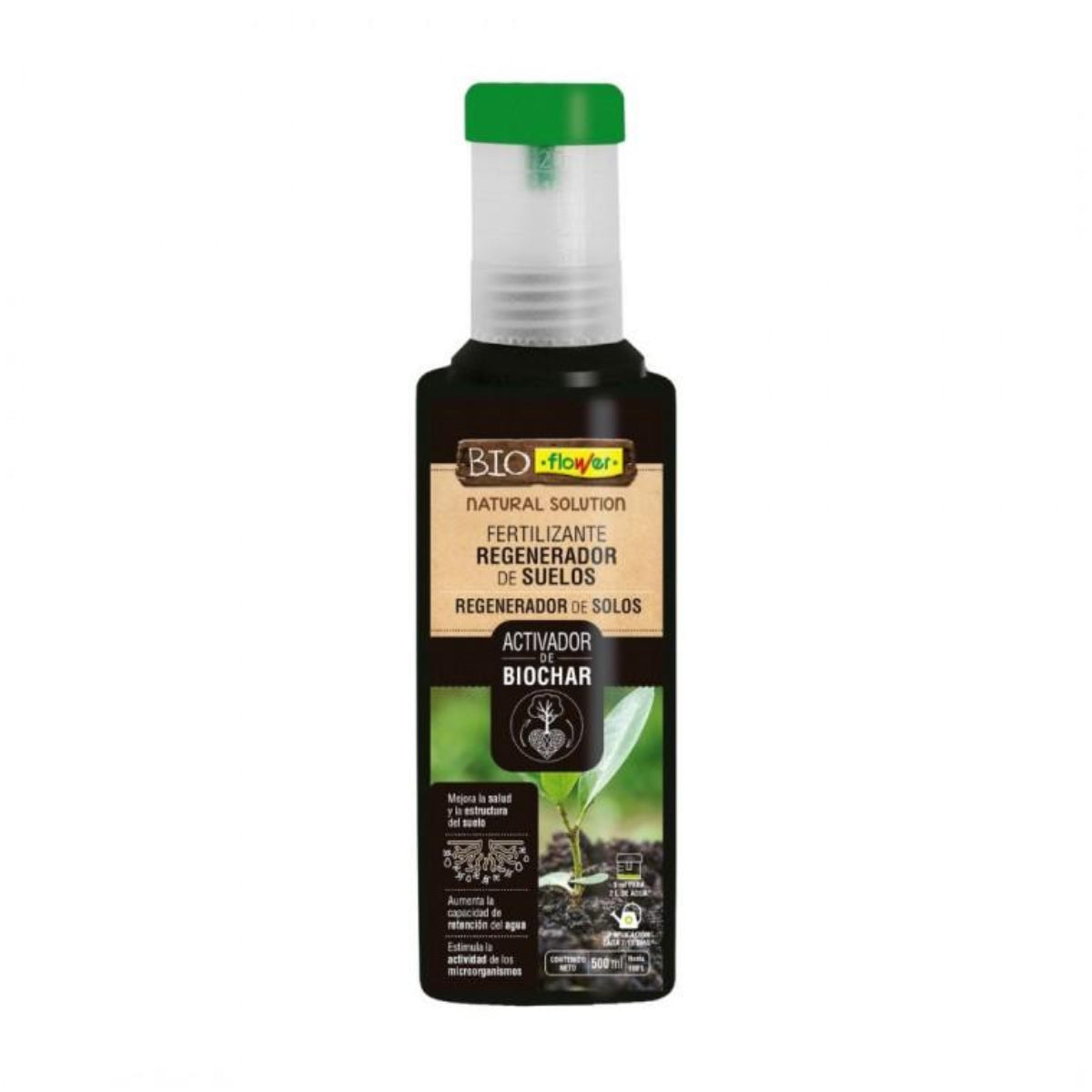 Nawóz aktywujący Biochar Bio Flower 500 ml