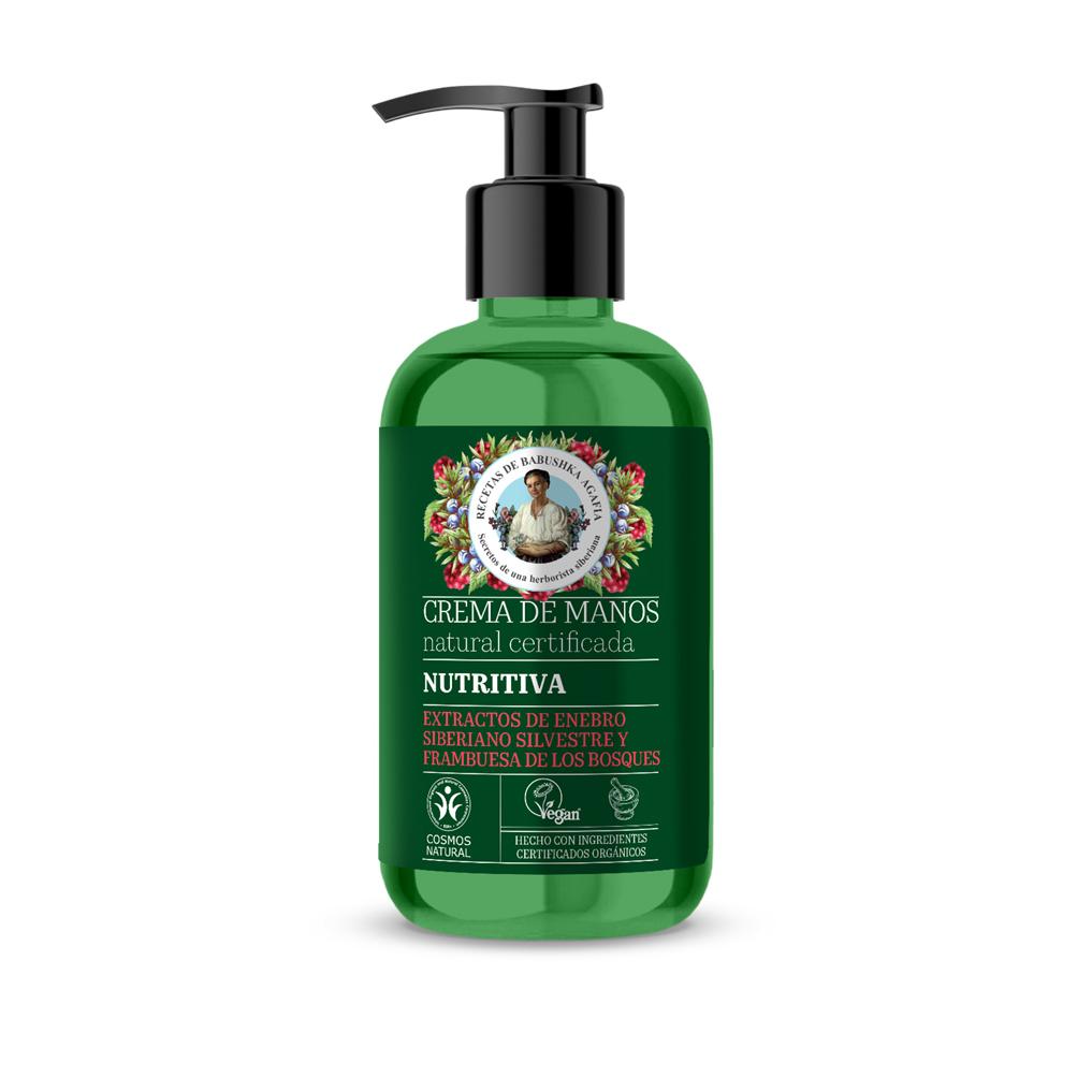 Certyfikowany naturalny krem do rąk odżywczy Agafia Natura Siberica 300 ml