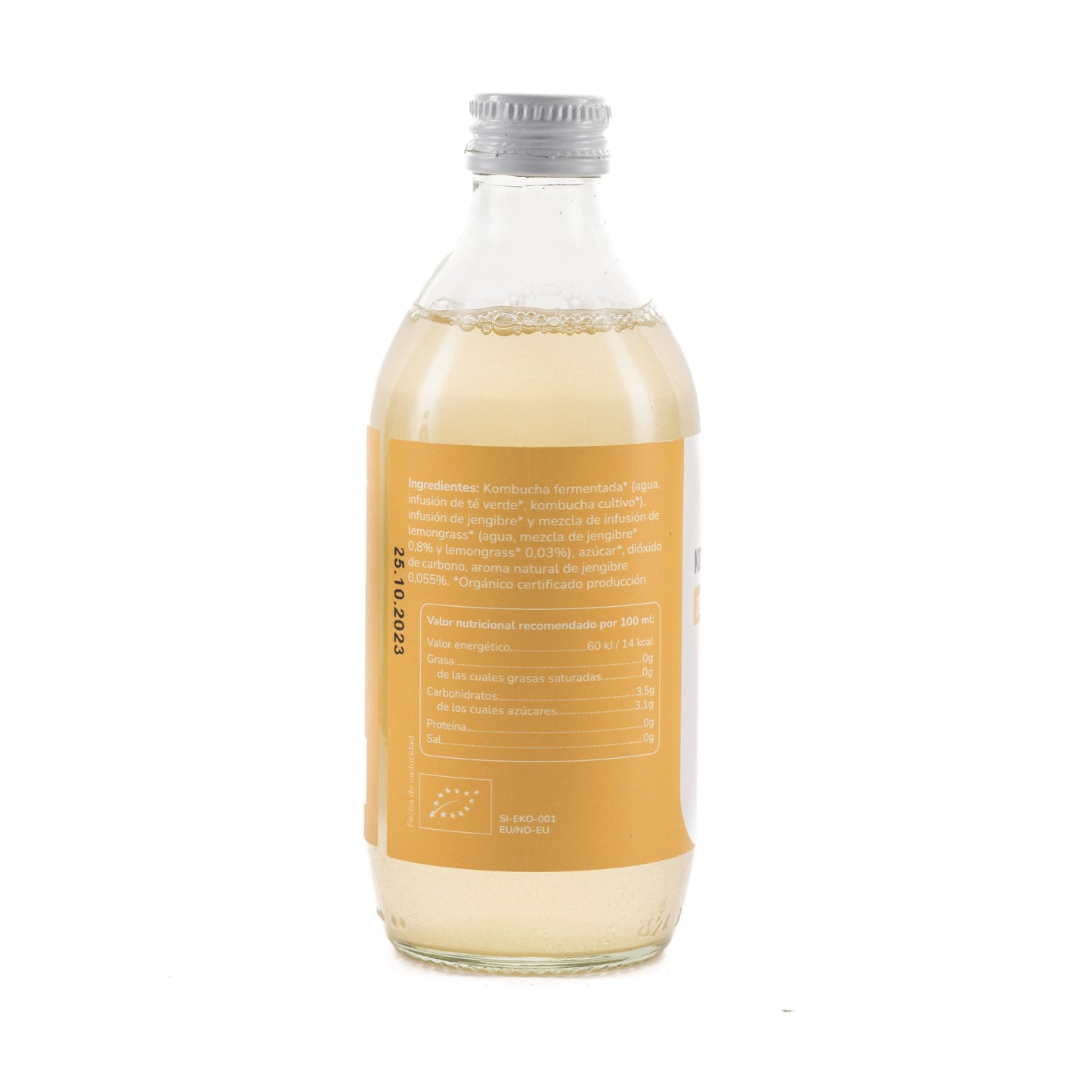 Kombucha ECO Ingefära och citrongräs Planeta Huerto 330 ml