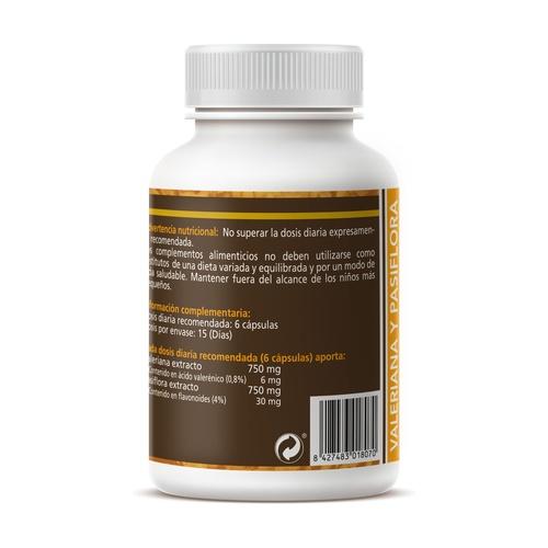 Passiebloem en valeriaan Sotya, 90 capsules 450 mg