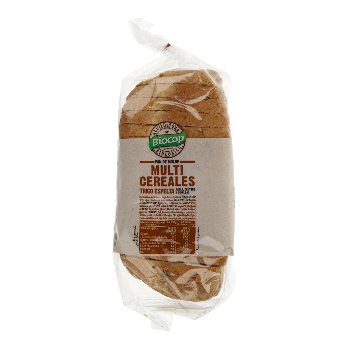 Pain de mie multigrain au levain Biocop 400 g