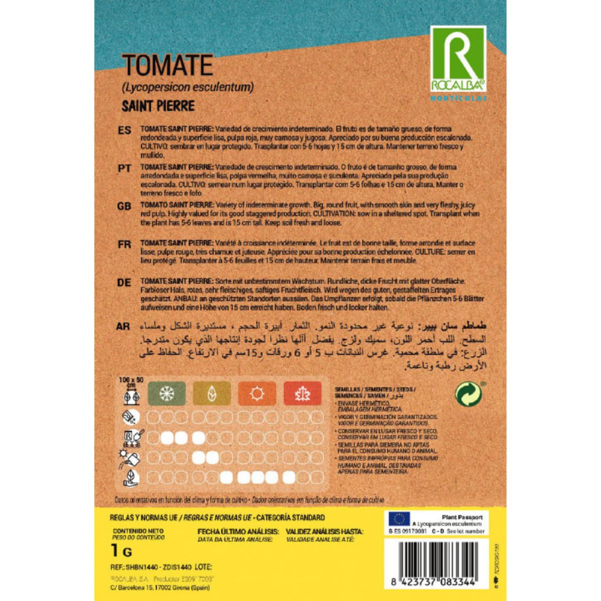 Frön av tomat Saint Pierre