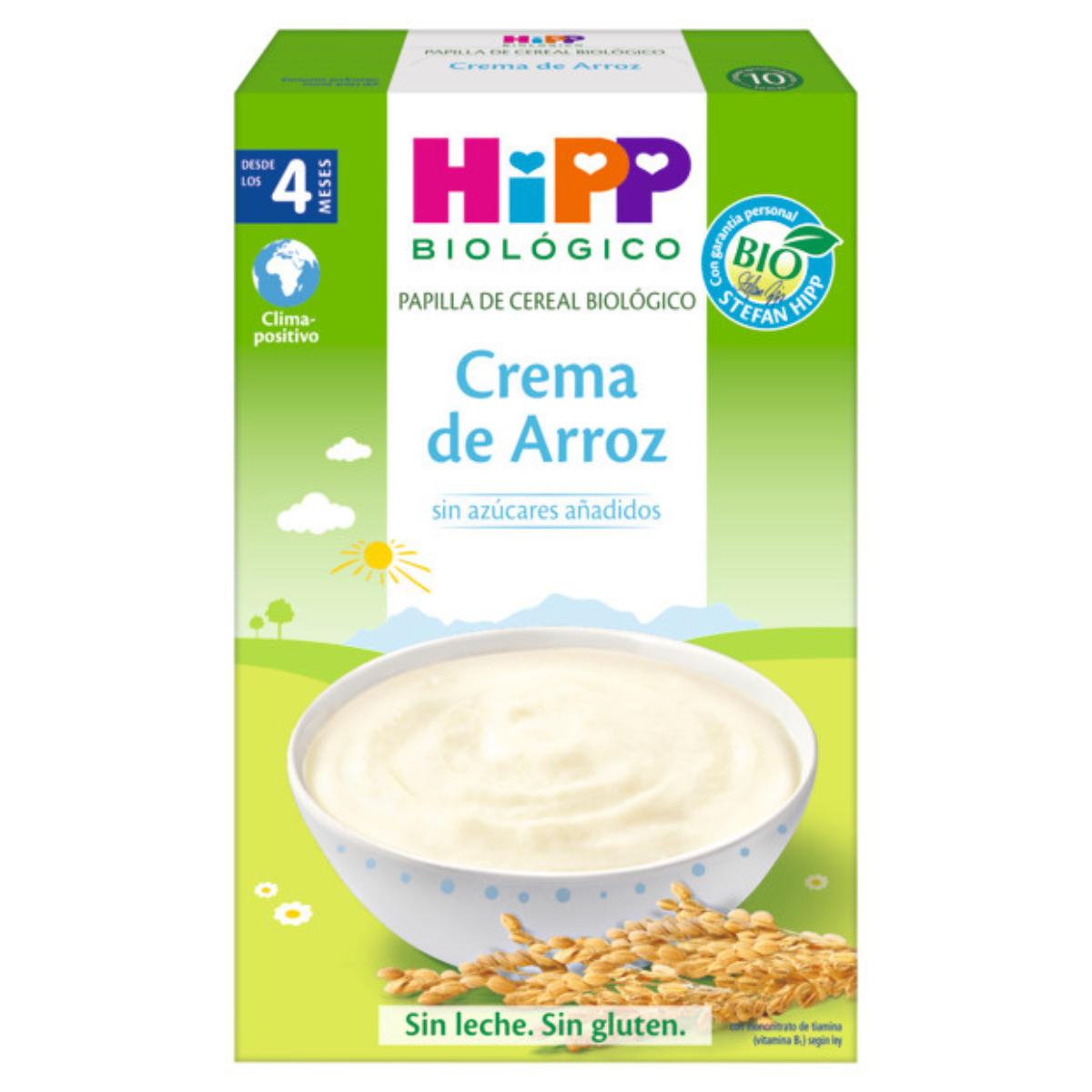 Pack x 2 Bouillie de riz sans gluten bio +4 mois HiPP 200 g