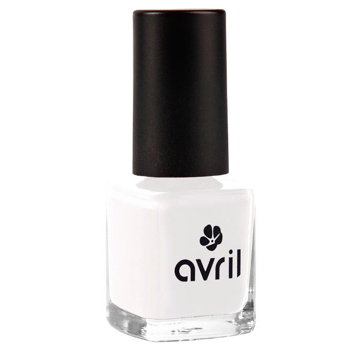 Avril French white nail polish