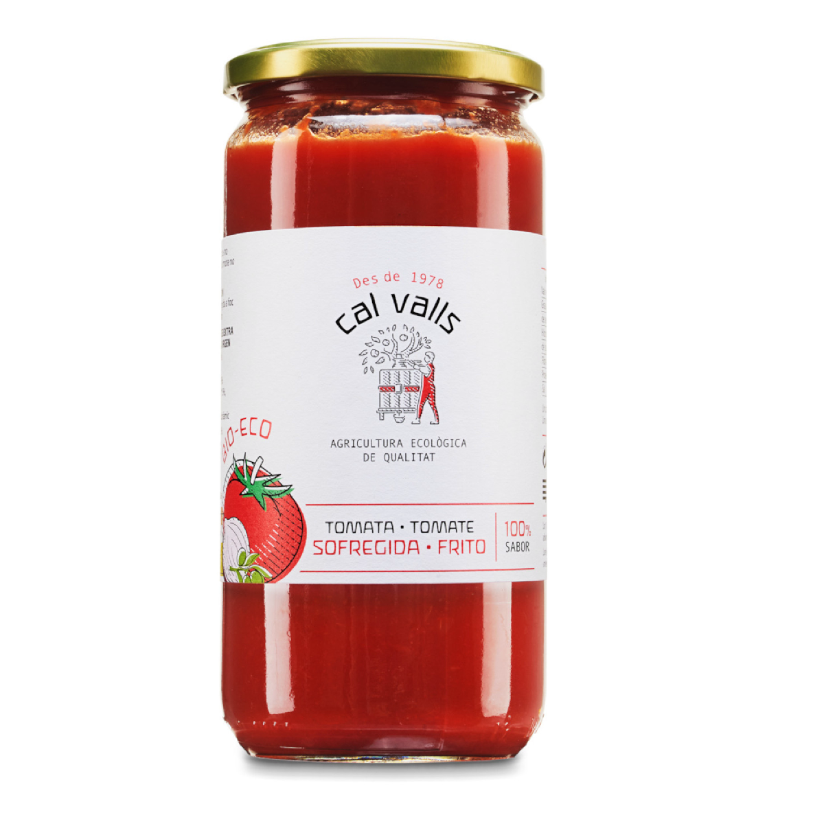 Ekologiczny sos pomidorowy Cal Valls 700 g