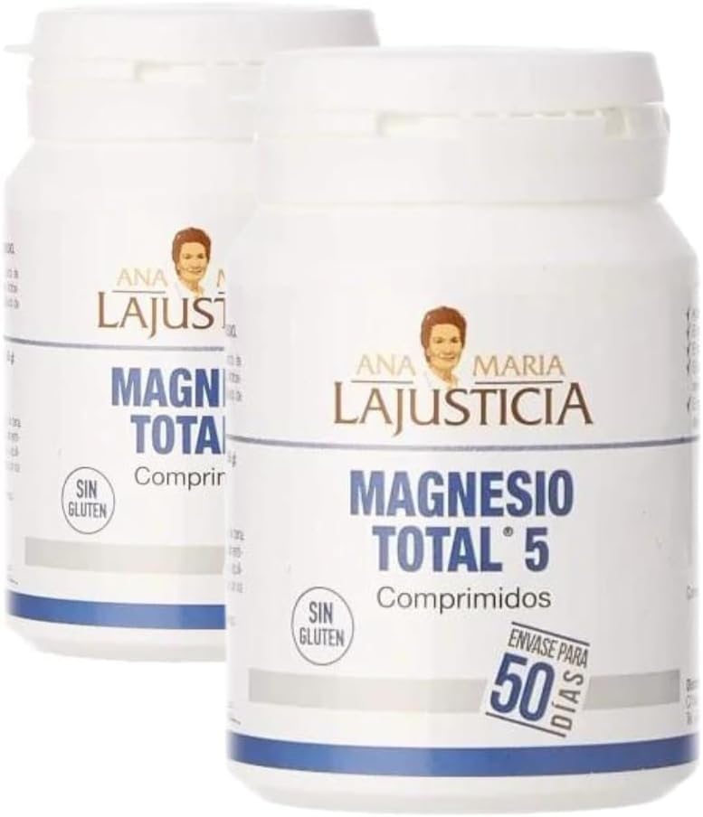 Pakket 2X Magnesium Total 5 Salts, Ana María La Justicia, 100 tabletten