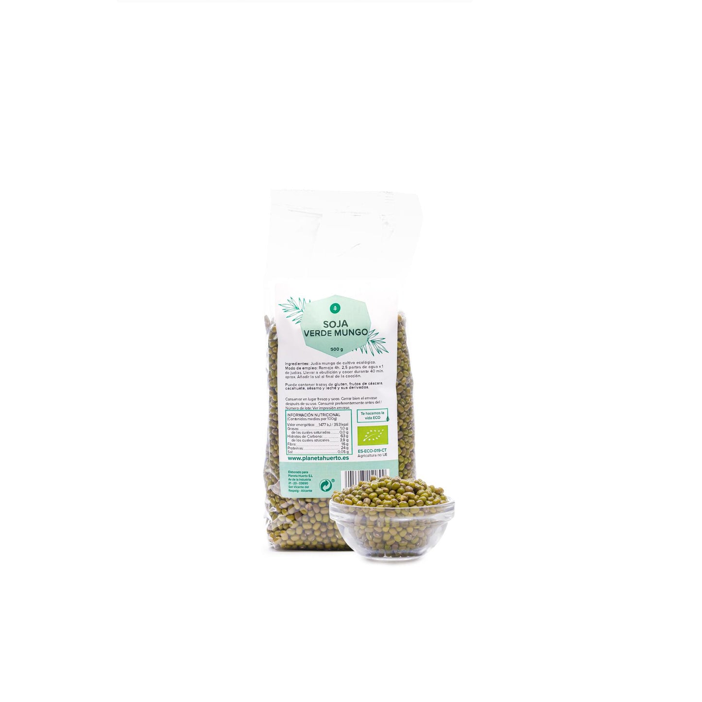 Haricot mungo vert ECO Planeta Huerto 500 g