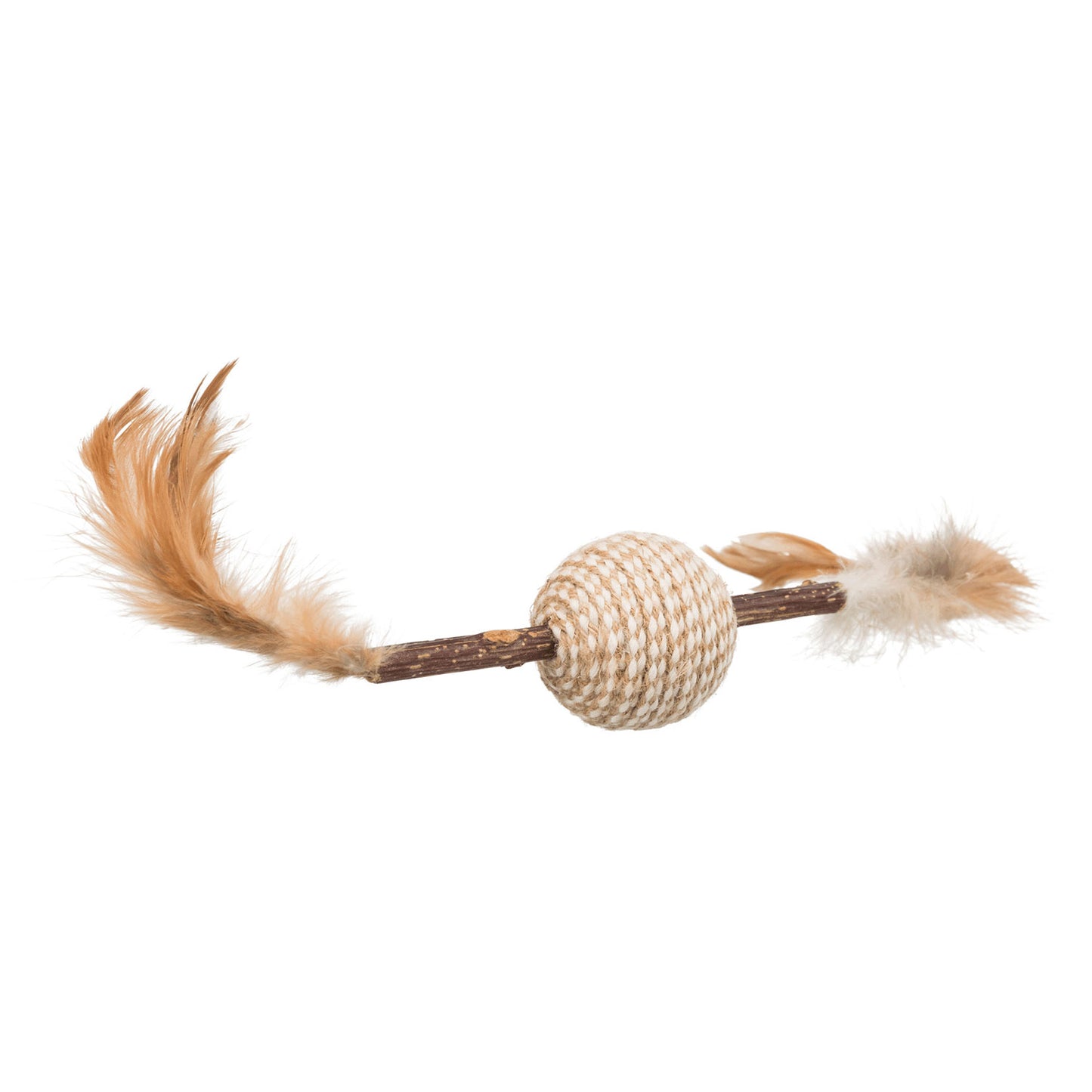 Giocattolo Matatabi con piume, 20 cm