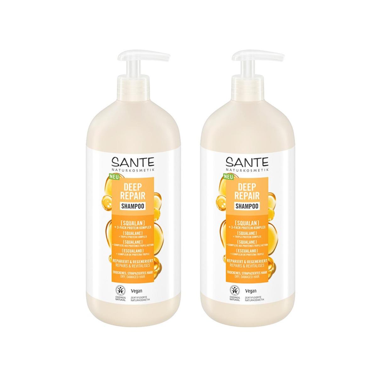 2-pack Sante intensivt reparerande schukalen-schampo 950 ml