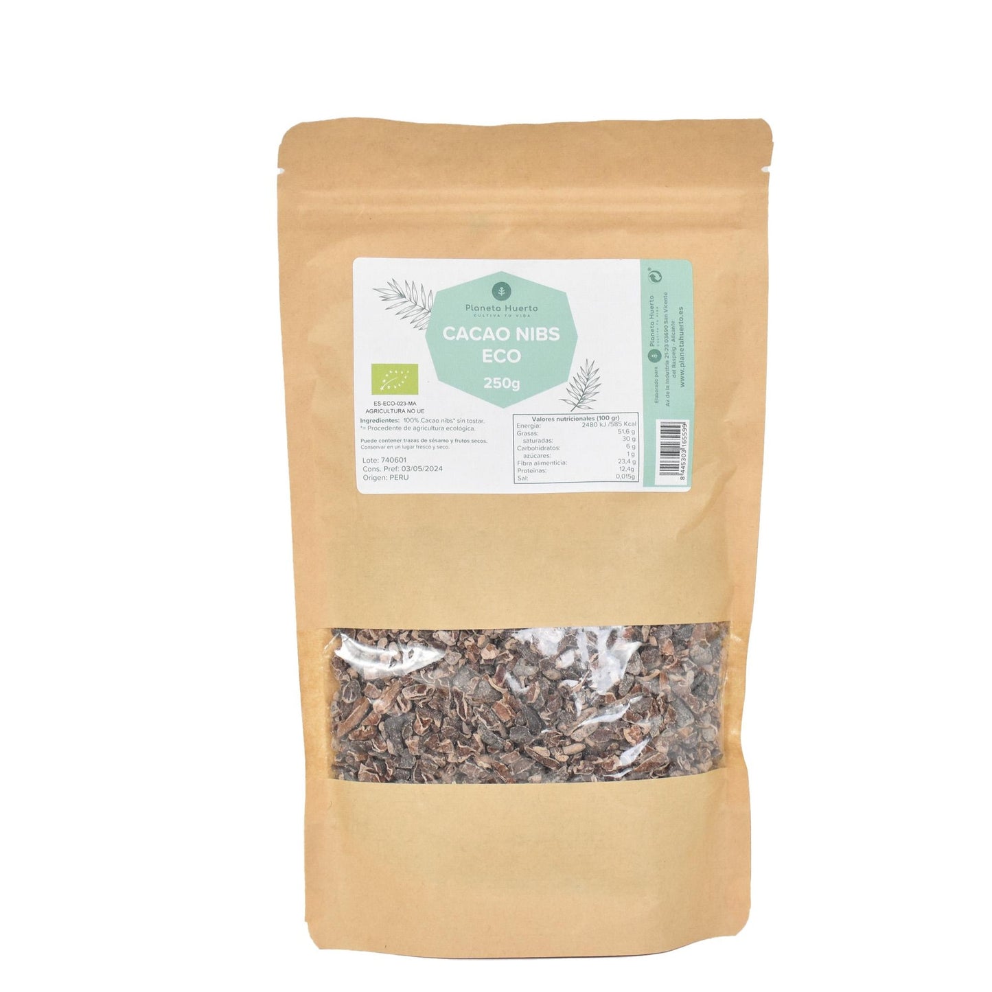Fibres de cacao ECO Planeta Huerto 250 g