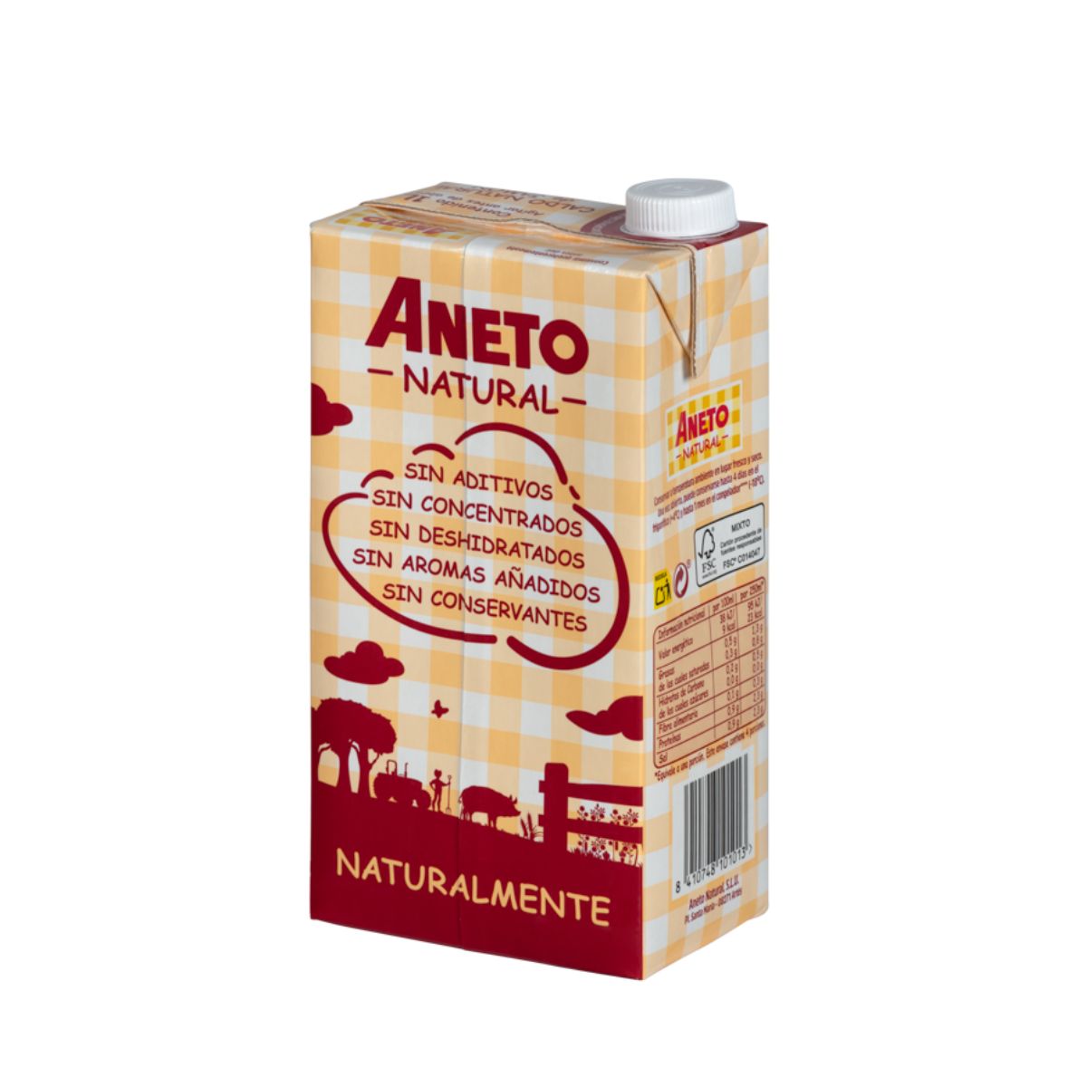 Natuurlijke ham bouillon Aneto 1 l