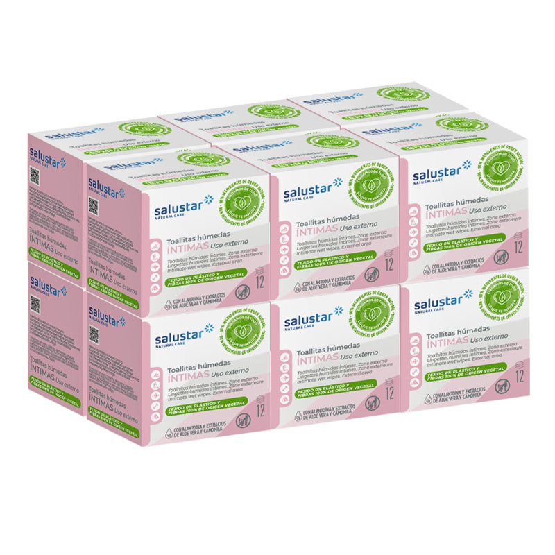 Feuchttücher für die Intimhygiene, Salustar, Monod 12 Stück