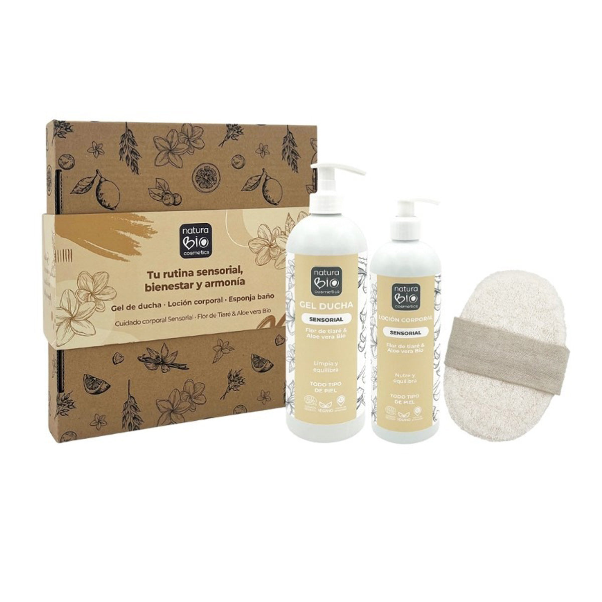 Sensory Body Care and Hygiene Pack + Free Gift Box NaturaBIO Cosmetics
