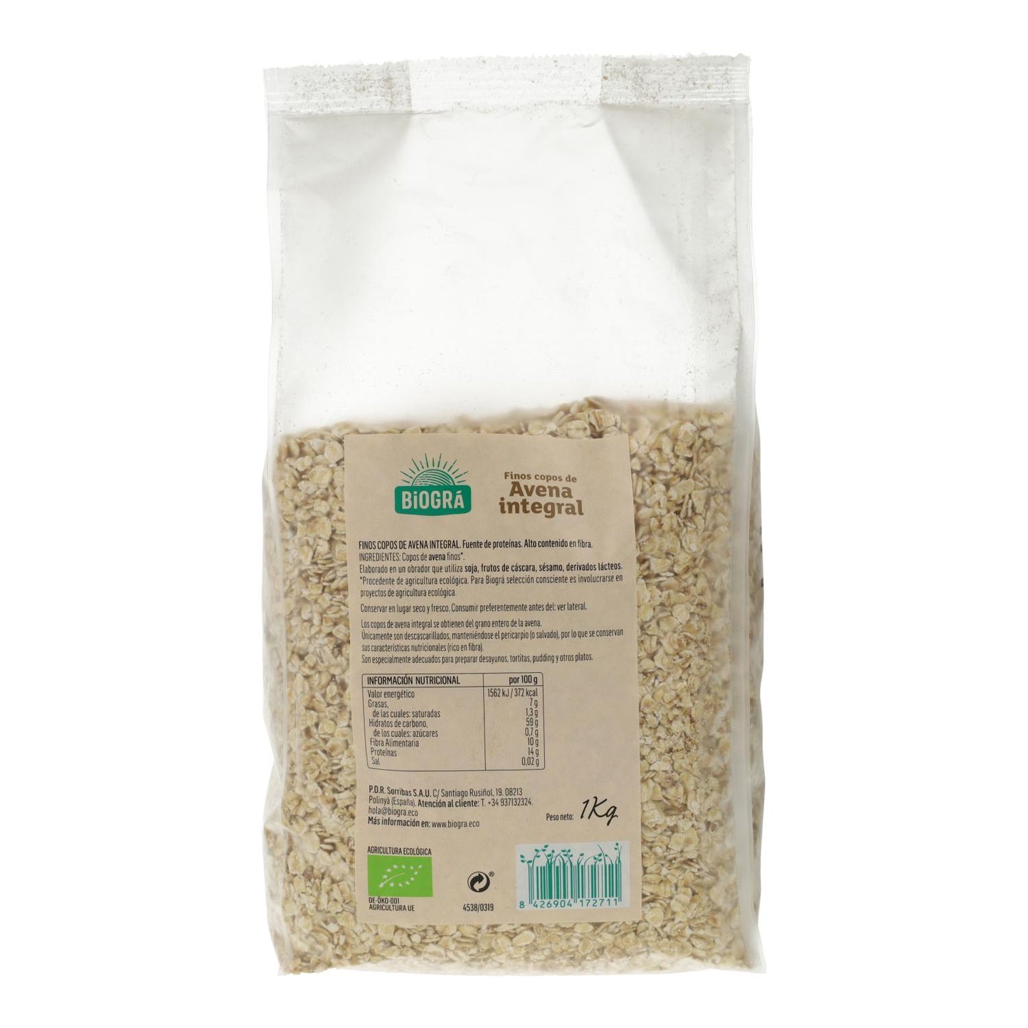 Feine Haferflocken Biográ, 1 kg