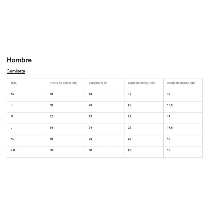 Camiseta azul de algodón orgánico hombre Minimalism XL